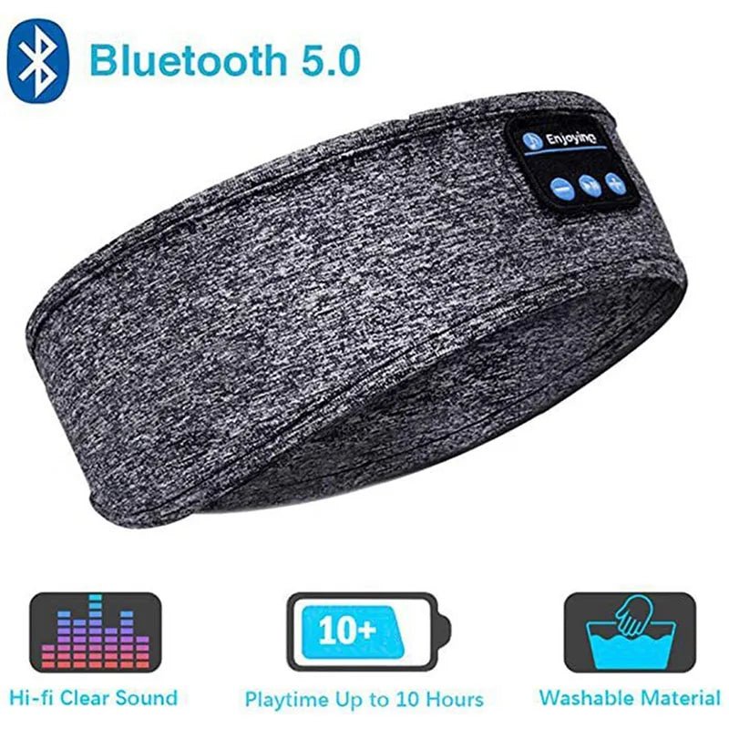 Enjoying Wireless Bluetooth Sleep Headband – Sleep, Sweat, and Stream in Total Comfort - Stan's Electronics