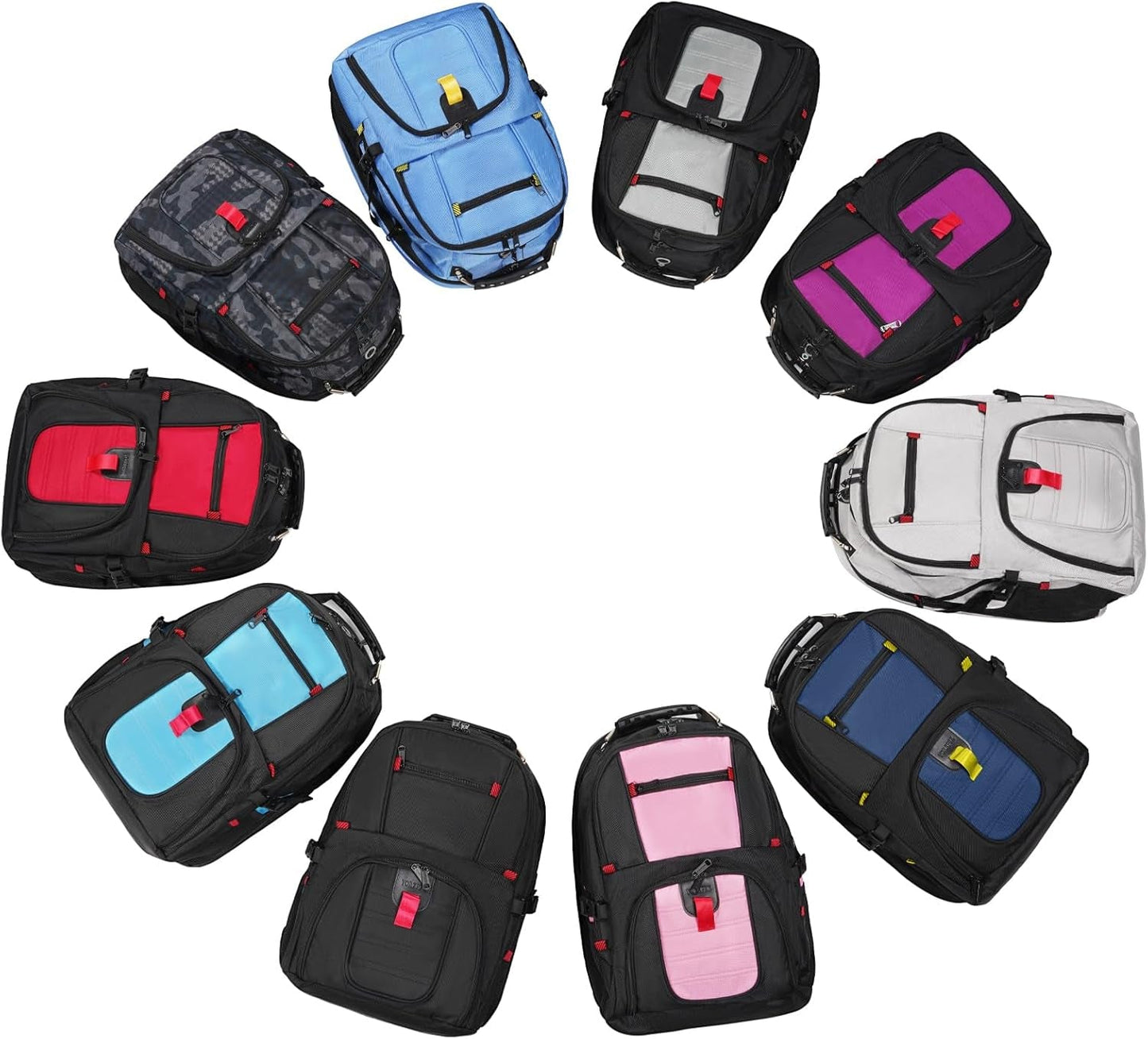 Large Laptop Backpack for Men, Heavy Duty Travel Backpack Carry on Flight Approved, 17 Inch College Work Bookbag, Water Resistant Business Backpack for Men Women, Mochilas Para Hombres - Stan's Electronics