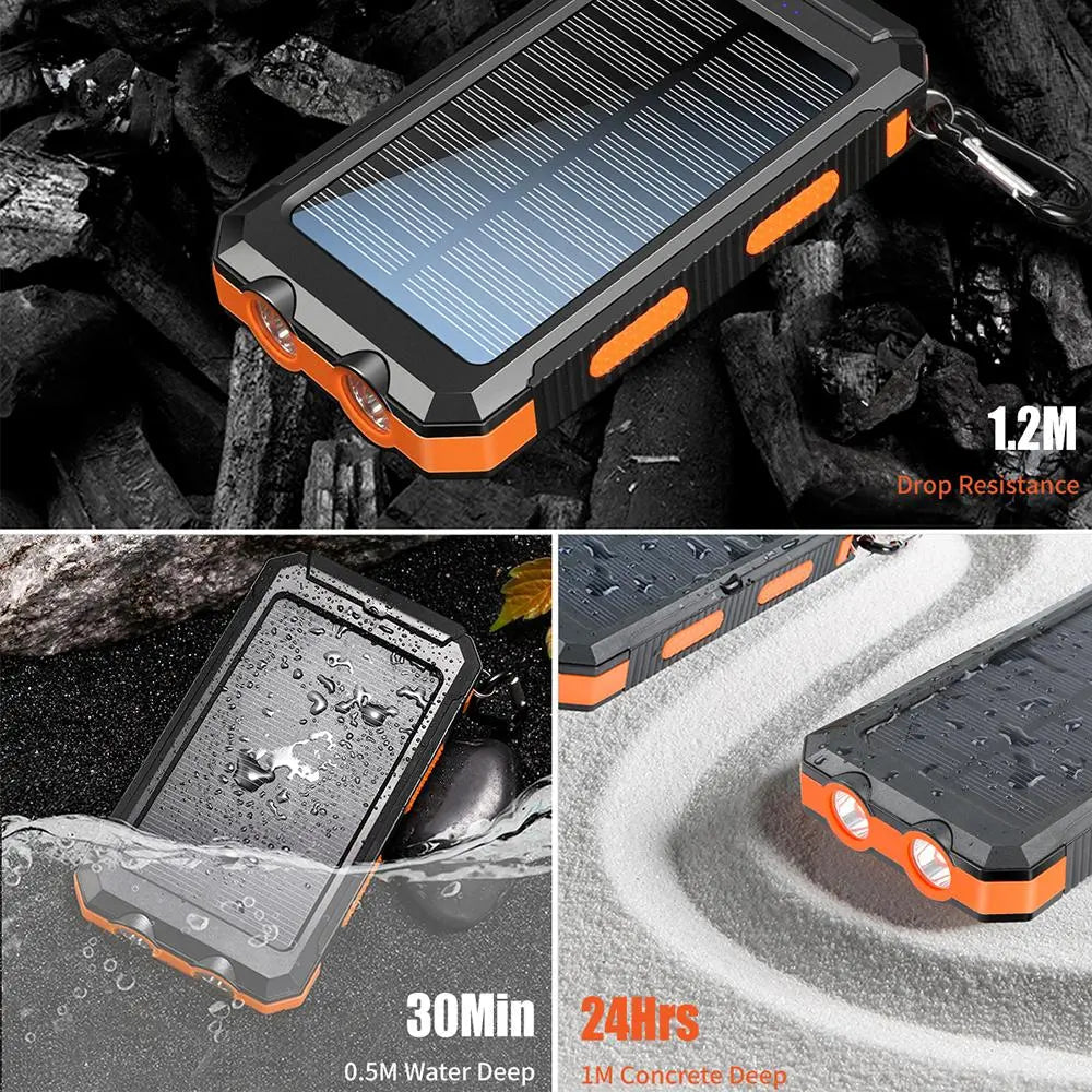 10,000mAh Solar Power Bank - Stan's Electronics