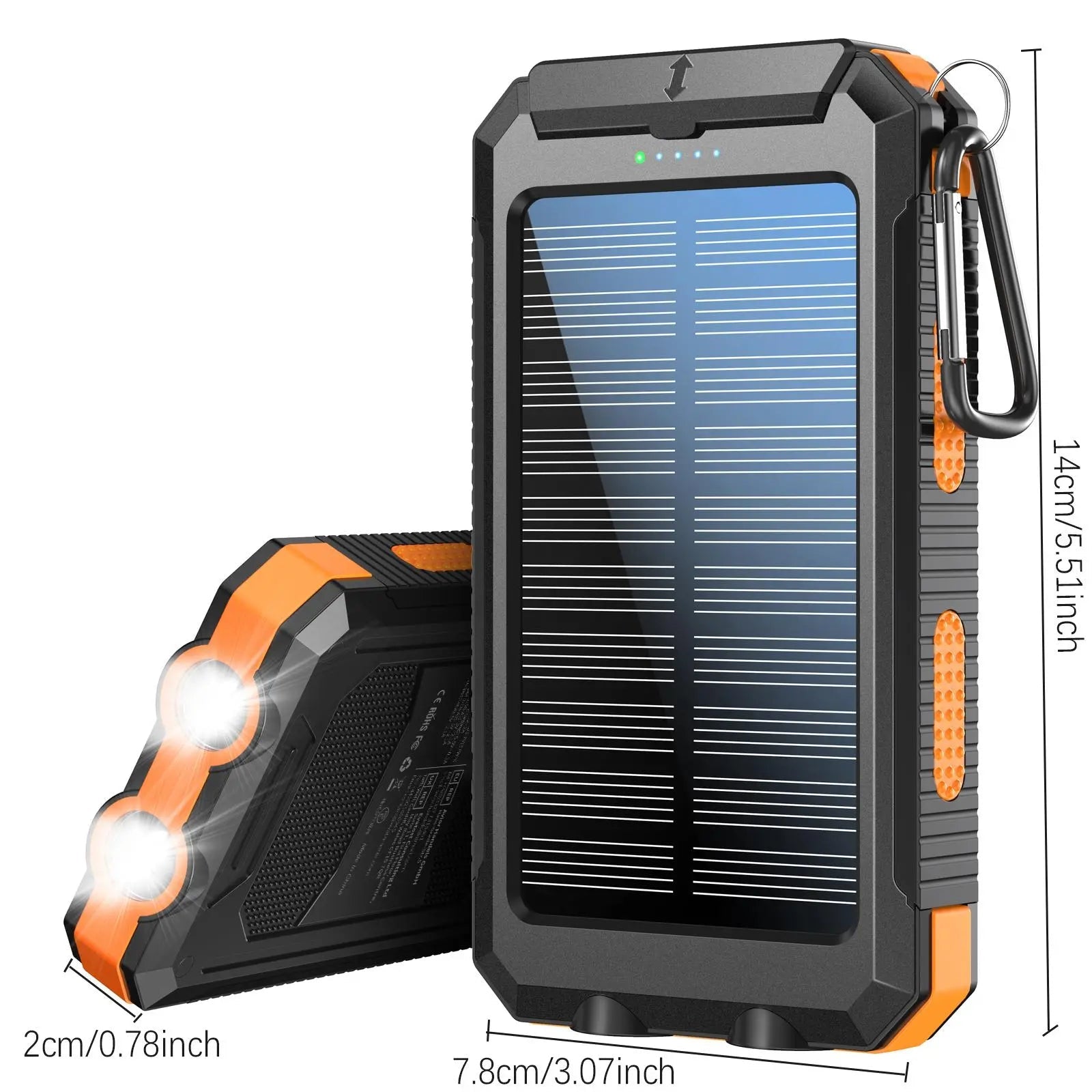 10,000mAh Solar Power Bank - Stan's Electronics
