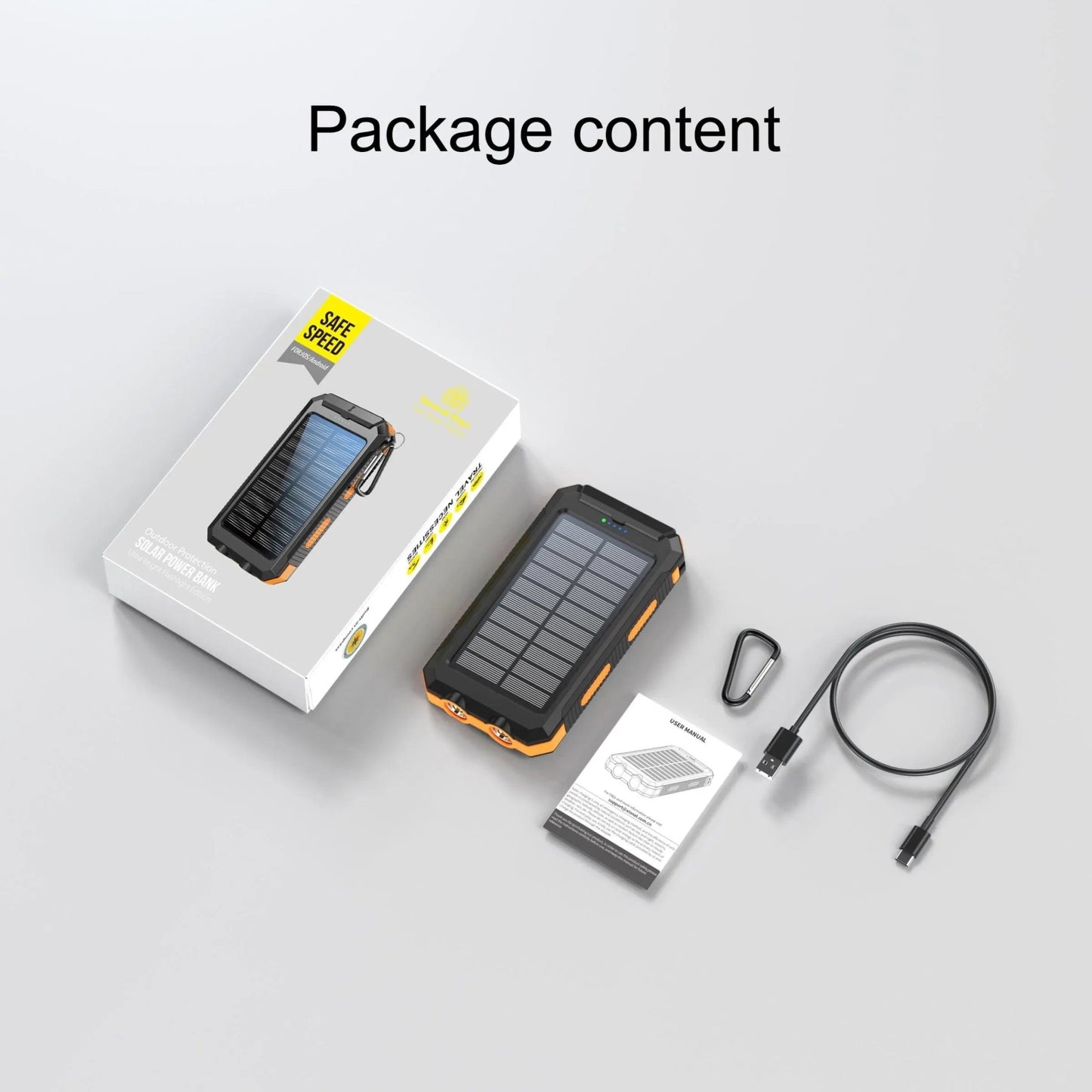 10,000mAh Solar Power Bank - Stan's Electronics