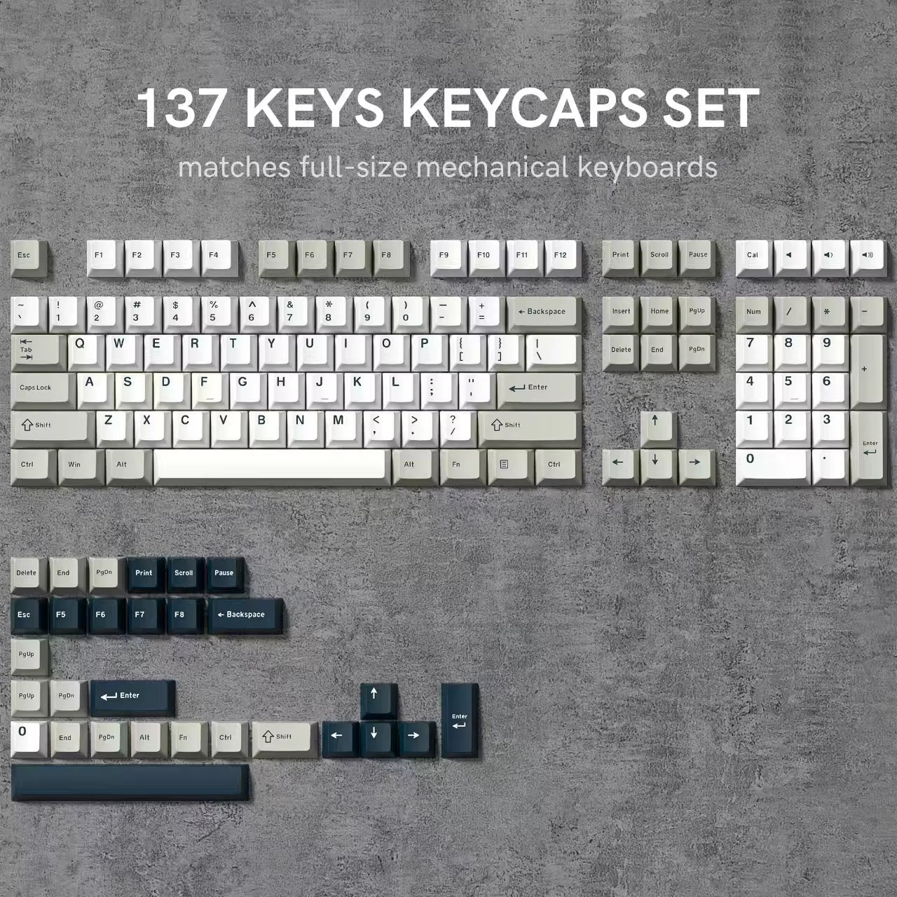 168 Keys Double Shot PBT Keycap Custom Keycap Cherry Profile Keyboard Keycaps for Cherry Gateron MX Switches Gaming Keyboard - Stan's Electronics