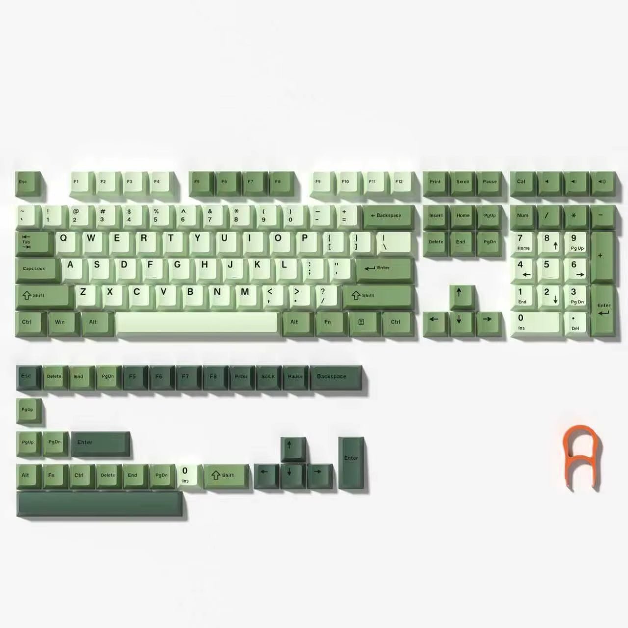 168 Keys Double Shot PBT Keycap Custom Keycap Cherry Profile Keyboard Keycaps for Cherry Gateron MX Switches Gaming Keyboard - Stan's Electronics