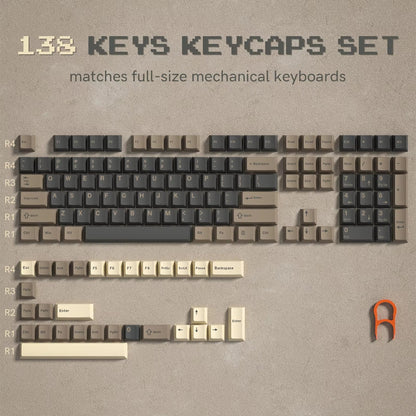 168 Keys Double Shot PBT Keycap Custom Keycap Cherry Profile Keyboard Keycaps for Cherry Gateron MX Switches Gaming Keyboard - Stan's Electronics