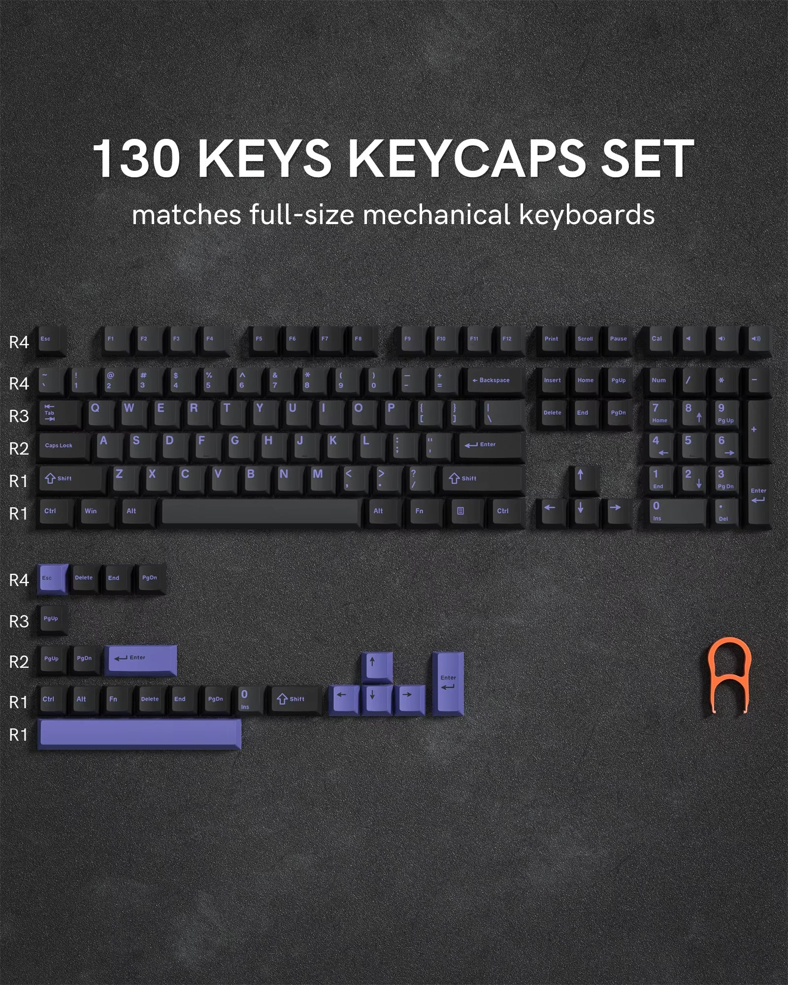 168 Keys Double Shot PBT Keycap Custom Keycap Cherry Profile Keyboard Keycaps for Cherry Gateron MX Switches Gaming Keyboard - Stan's Electronics