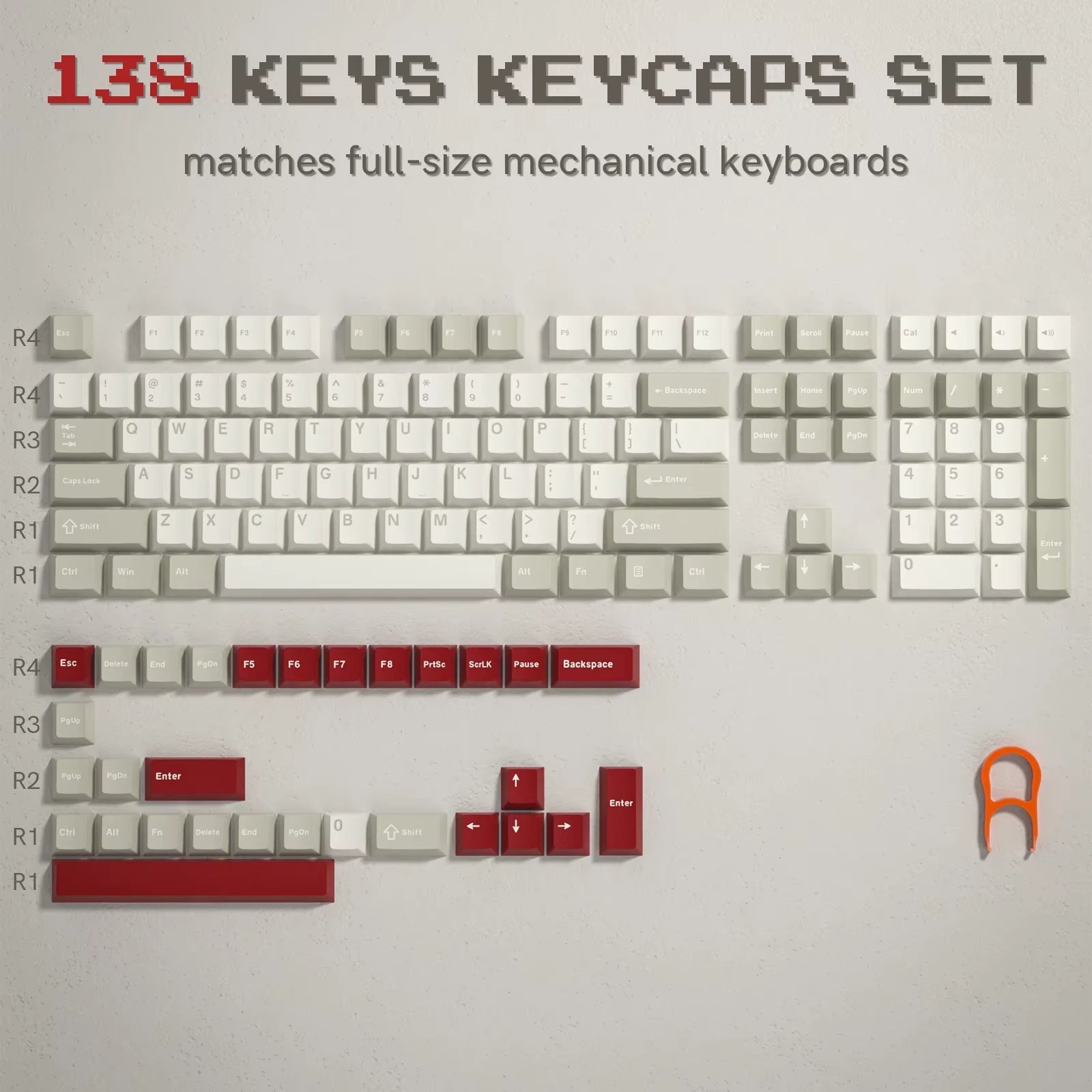 168 Keys Double Shot PBT Keycap Custom Keycap Cherry Profile Keyboard Keycaps for Cherry Gateron MX Switches Gaming Keyboard - Stan's Electronics