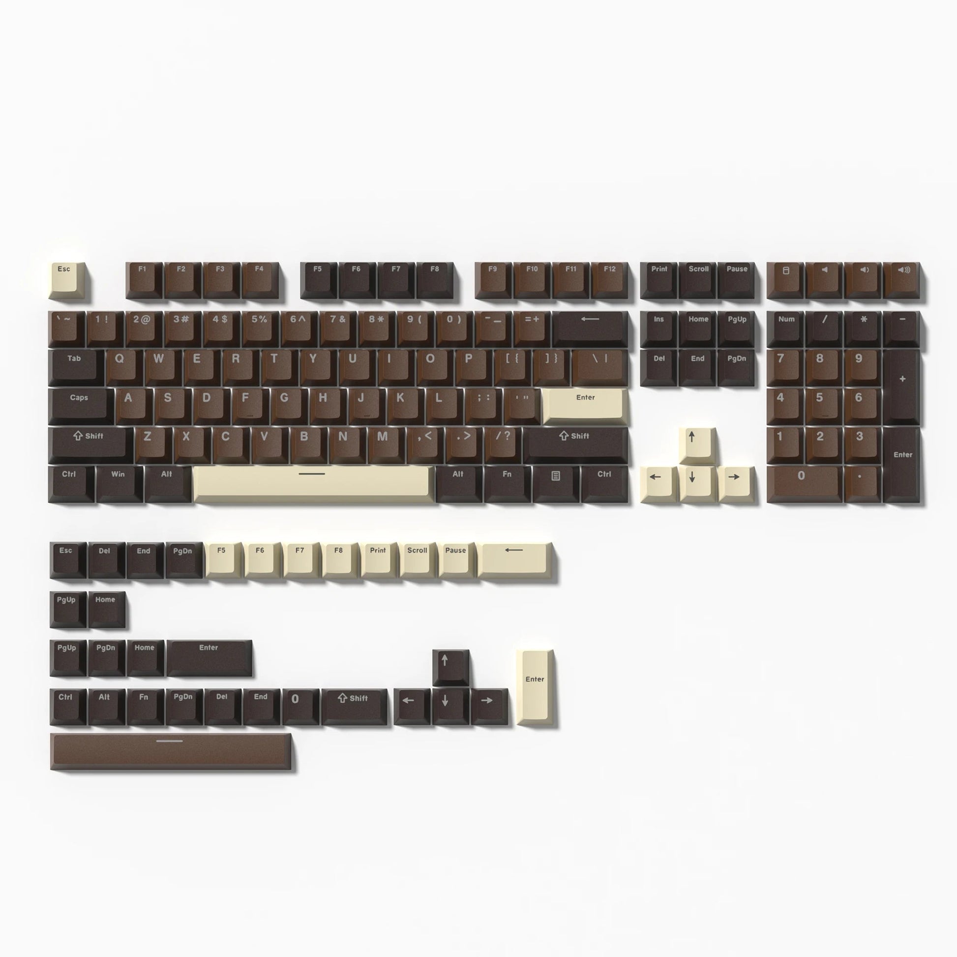 168 Keys Double Shot PBT Keycap Custom Keycap Cherry Profile Keyboard Keycaps for Cherry Gateron MX Switches Gaming Keyboard - Stan's Electronics