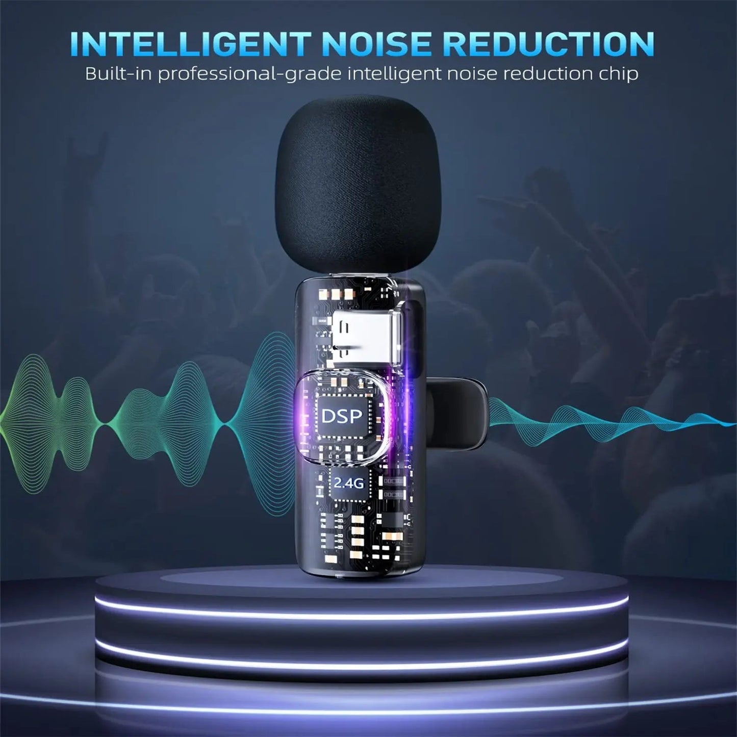 2-Pack Wireless Lavalier Clip-On Microphones - Stan's Electronics