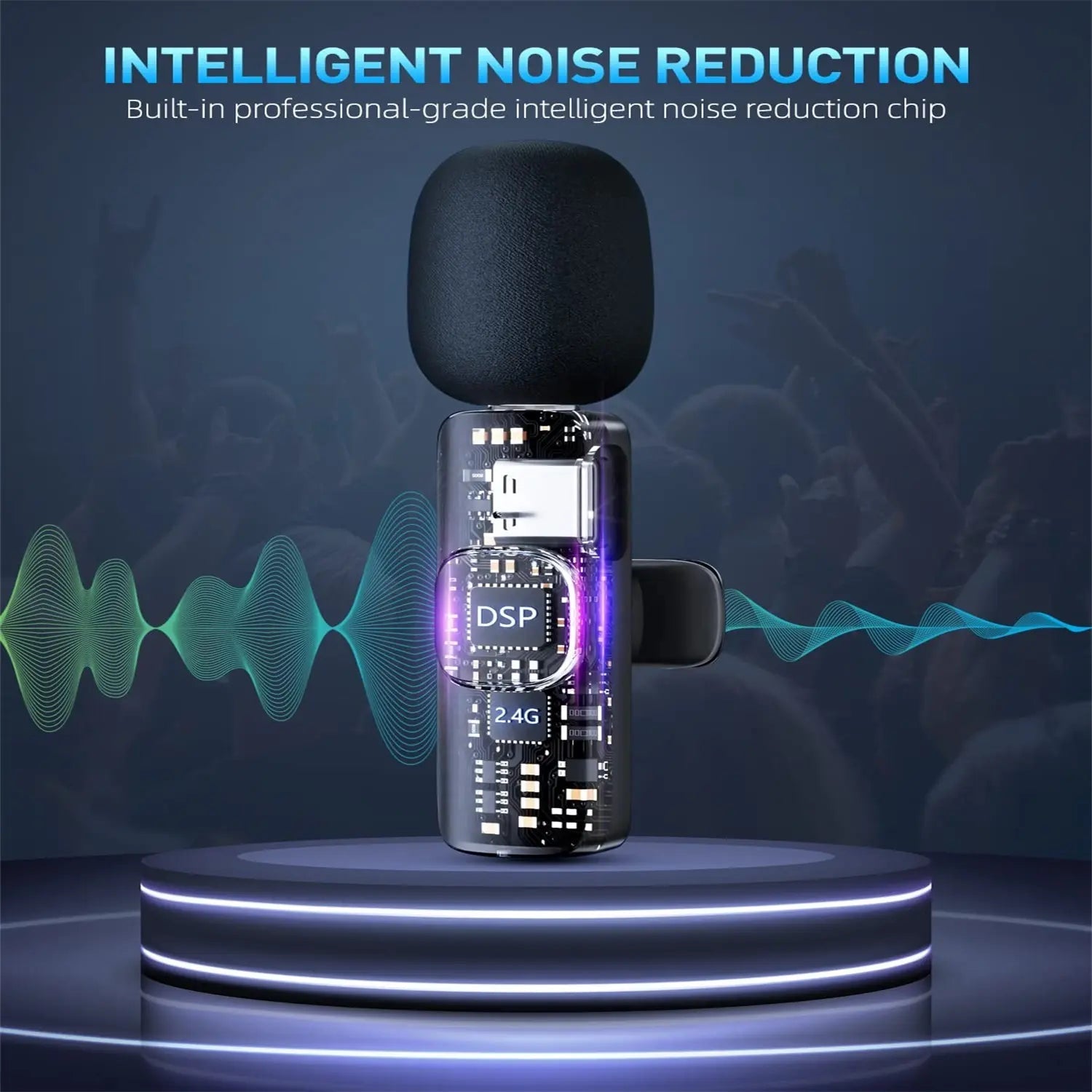 2-Pack Wireless Lavalier Clip-On Microphones - Stan's Electronics