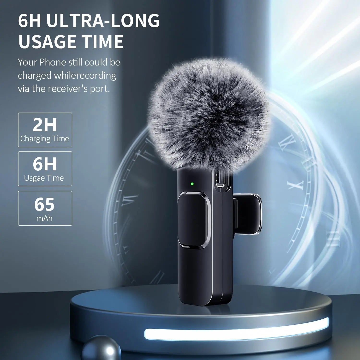 2-Pack Wireless Lavalier Clip-On Microphones - Stan's Electronics