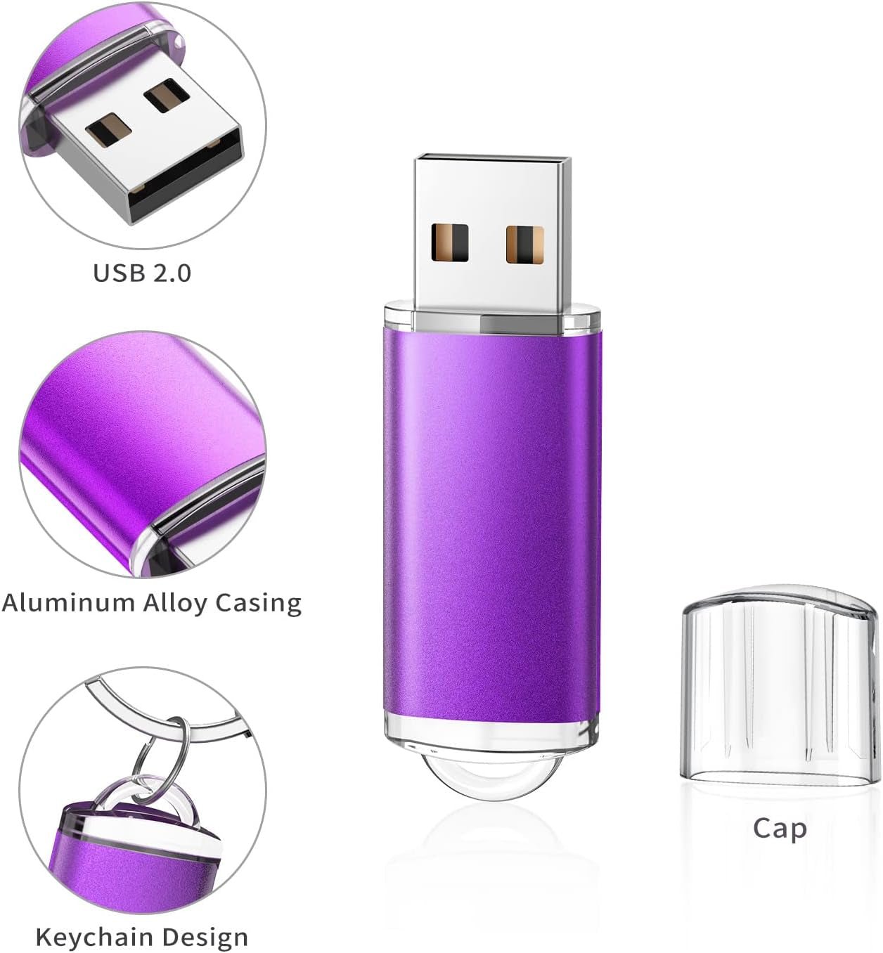 32GB Flash Drive USB 2.0 Flash Memory Stick Drive 10 Pack 32 GB USB Flash Drives Thumb Drive 32G Gig USB Drives Pen Drive Jump Drive, Mixed Colors - Stan's Electronics