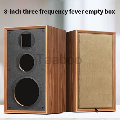 8 Inch Three-Way Labyrinth Speaker Empty Box Bookshelf Speaker Home Speaker DIY Hifi Audio Wooden Handmade Box Passive Speaker - Stan's Electronics