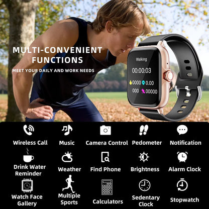 AquaSync™ 1.83” SmartWatch – Power, Style, and Control at a Glance - Stan's Electronics