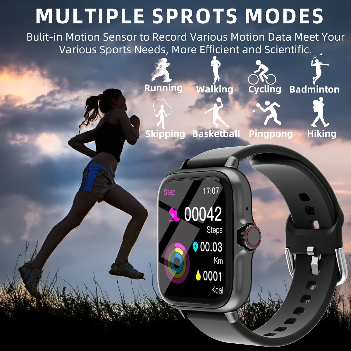 AquaSync™ 1.83” SmartWatch – Power, Style, and Control at a Glance - Stan's Electronics