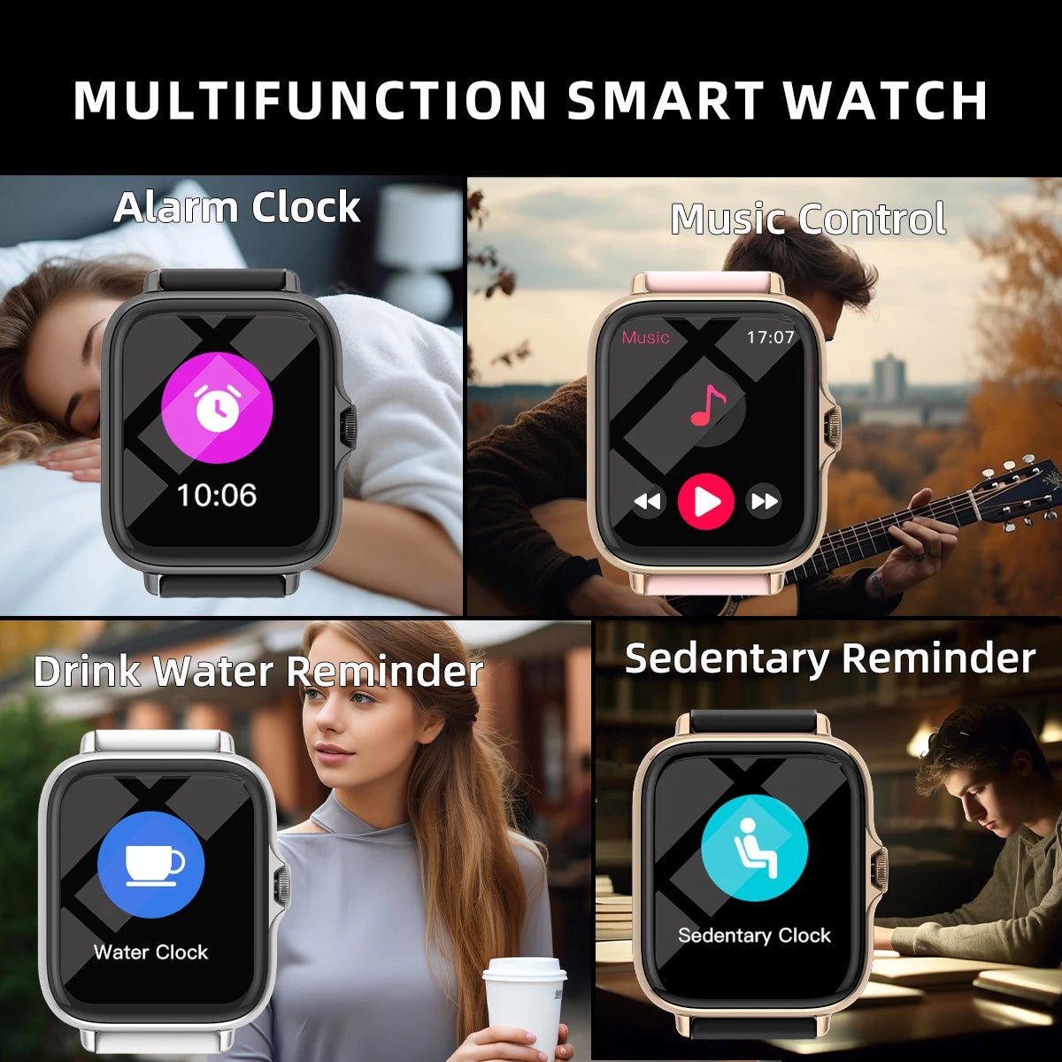 AquaSync™ 1.83” SmartWatch – Power, Style, and Control at a Glance - Stan's Electronics
