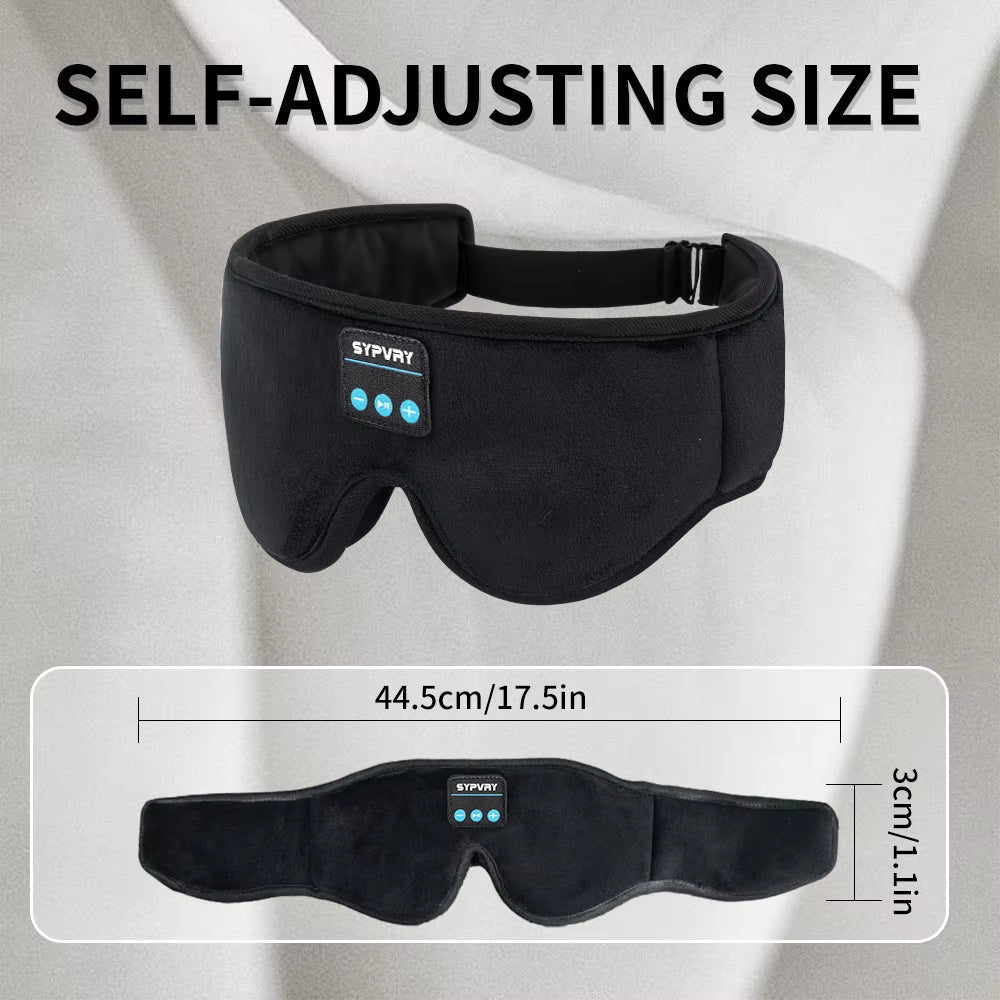 DreamTune 3D: Bluetooth Sleep Mask with Wireless Headset & Adjustable Eye Cover - Stan's Electronics