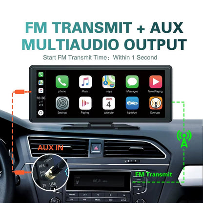 Drive Smart: 10.26-Inch Wireless CarPlay & Android Auto Multimedia Video Player - Stan's Electronics