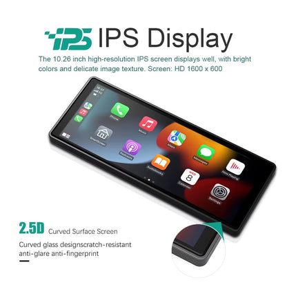 Drive Smart: 10.26-Inch Wireless CarPlay & Android Auto Multimedia Video Player - Stan's Electronics