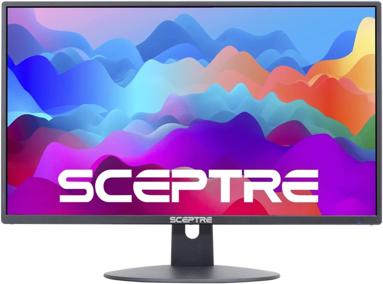 E249W-19203R 24-Inch FHD LED Gaming Monitor 2X HDMI VGA 75Hz Build-In Speakers, Machine Black - Stan's Electronics