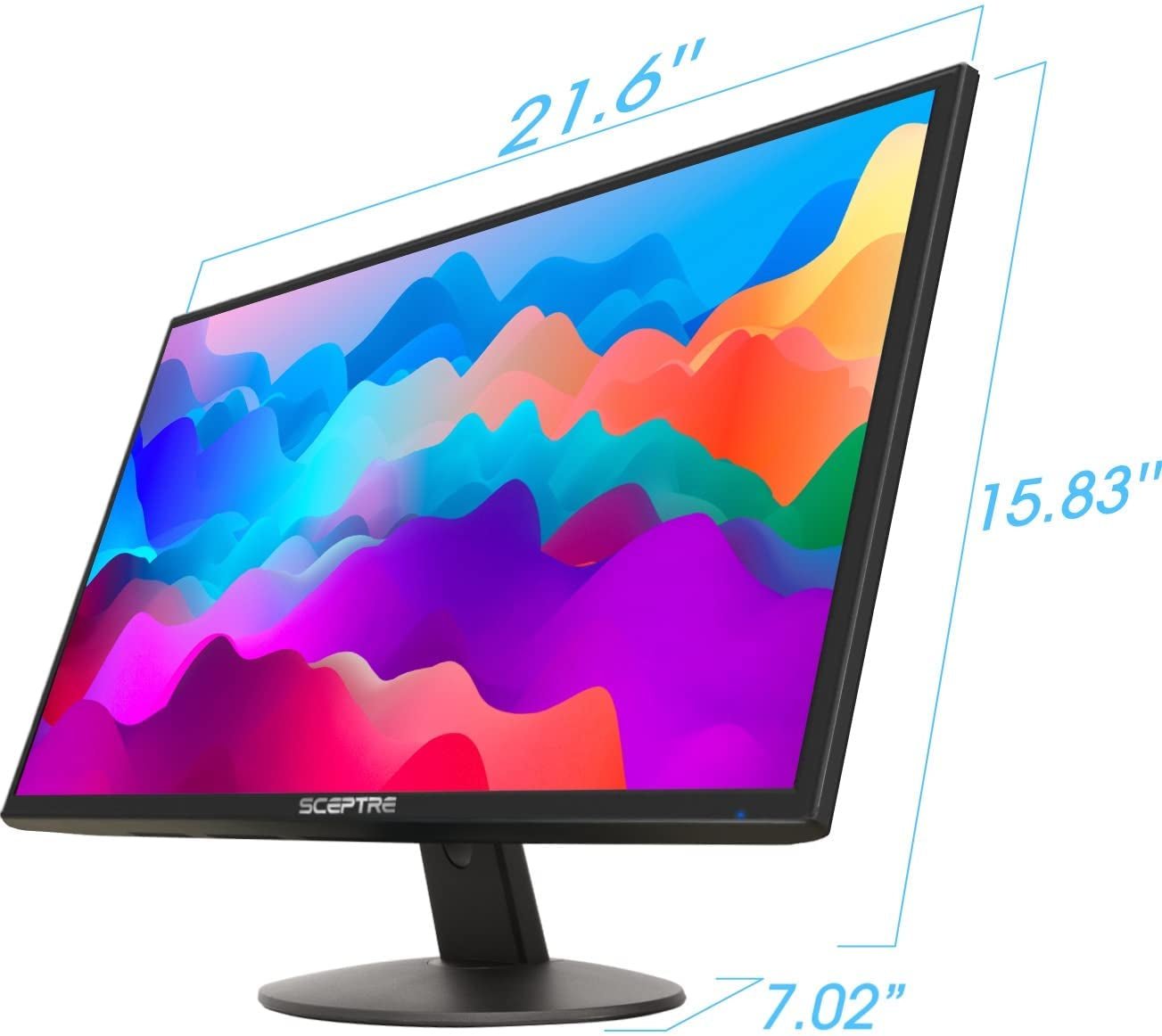 E249W-19203R 24-Inch FHD LED Gaming Monitor 2X HDMI VGA 75Hz Build-In Speakers, Machine Black - Stan's Electronics