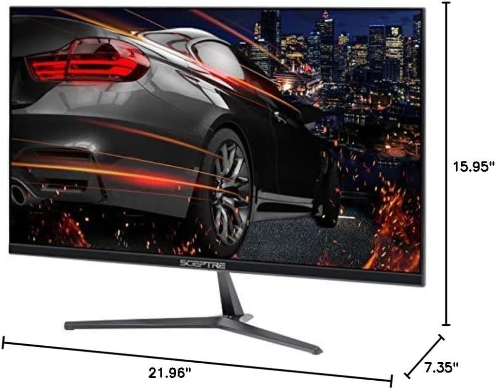 E255B-1658A 25" FHD 1080P 165Hz 144Hz 1Ms AMD Freesync Gaming LED Monitor 2X HDMI 2.0 1X Displayport RTS FPS Build-In Speakers, Machine Black, Metallic Black - Stan's Electronics