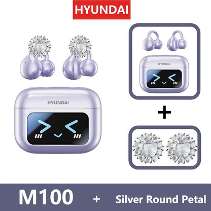 EchoGrip™ M100 ENC Ear Clip Earphones – Style, Sound, and Smart Control - Stan's Electronics