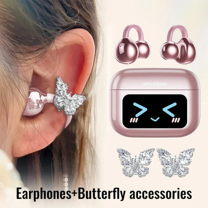 EchoGrip™ M100 ENC Ear Clip Earphones – Style, Sound, and Smart Control - Stan's Electronics