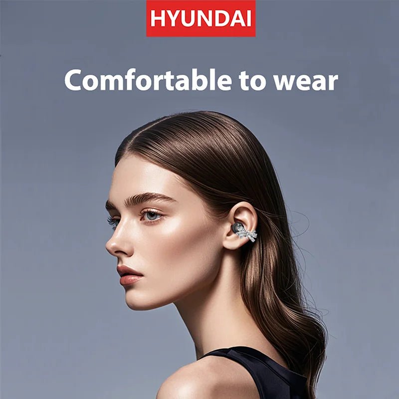 EchoGrip™ M100 ENC Ear Clip Earphones – Style, Sound, and Smart Control - Stan's Electronics