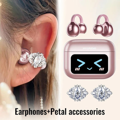 EchoGrip™ M100 ENC Ear Clip Earphones – Style, Sound, and Smart Control - Stan's Electronics