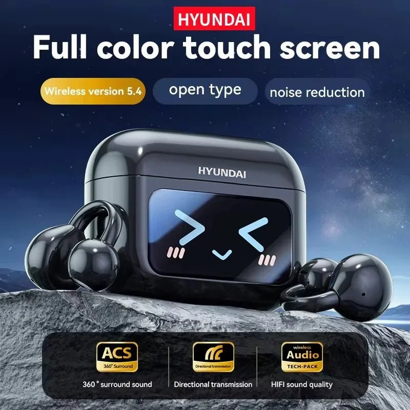 EchoGrip™ M100 ENC Ear Clip Earphones – Style, Sound, and Smart Control - Stan's Electronics