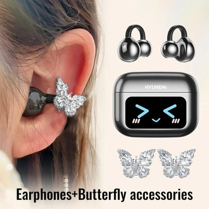 EchoGrip™ M100 ENC Ear Clip Earphones – Style, Sound, and Smart Control - Stan's Electronics