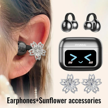EchoGrip™ M100 ENC Ear Clip Earphones – Style, Sound, and Smart Control - Stan's Electronics