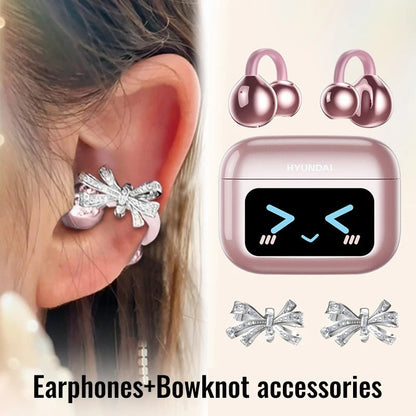 EchoGrip™ M100 ENC Ear Clip Earphones – Style, Sound, and Smart Control - Stan's Electronics