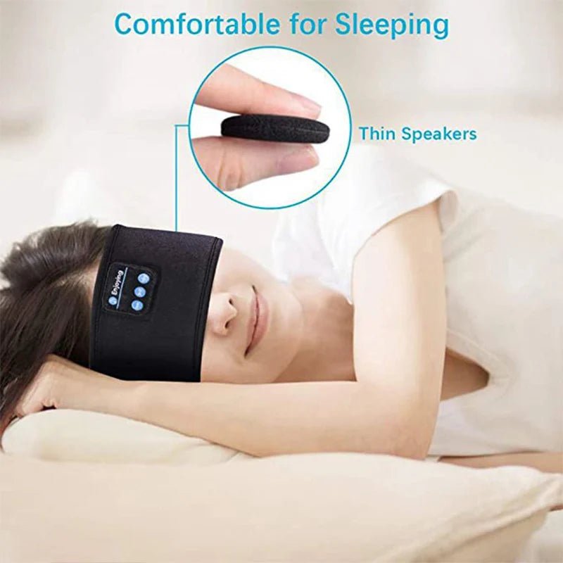 Enjoying Wireless Bluetooth Sleep Headband – Sleep, Sweat, and Stream in Total Comfort - Stan's Electronics