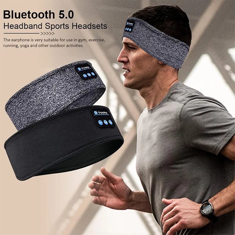 Enjoying Wireless Bluetooth Sleep Headband – Sleep, Sweat, and Stream in Total Comfort - Stan's Electronics