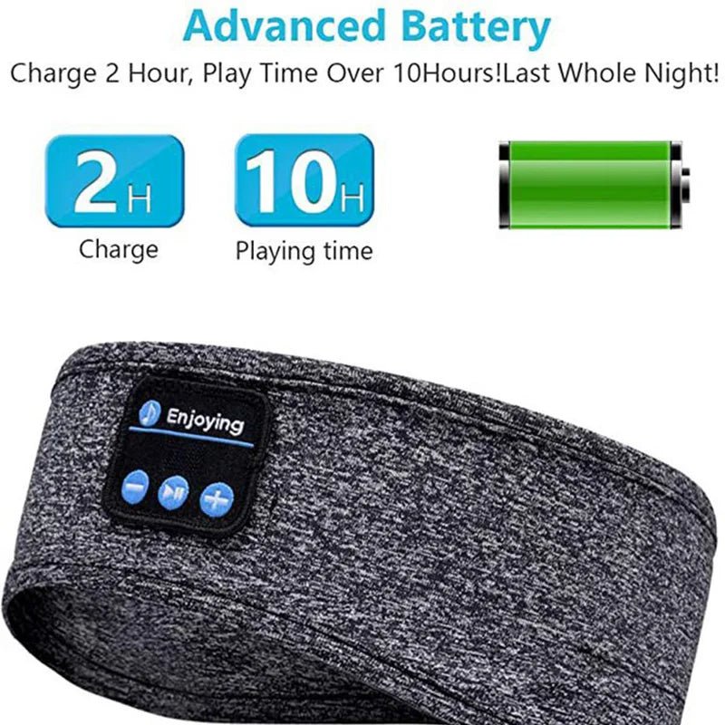 Enjoying Wireless Bluetooth Sleep Headband – Sleep, Sweat, and Stream in Total Comfort - Stan's Electronics