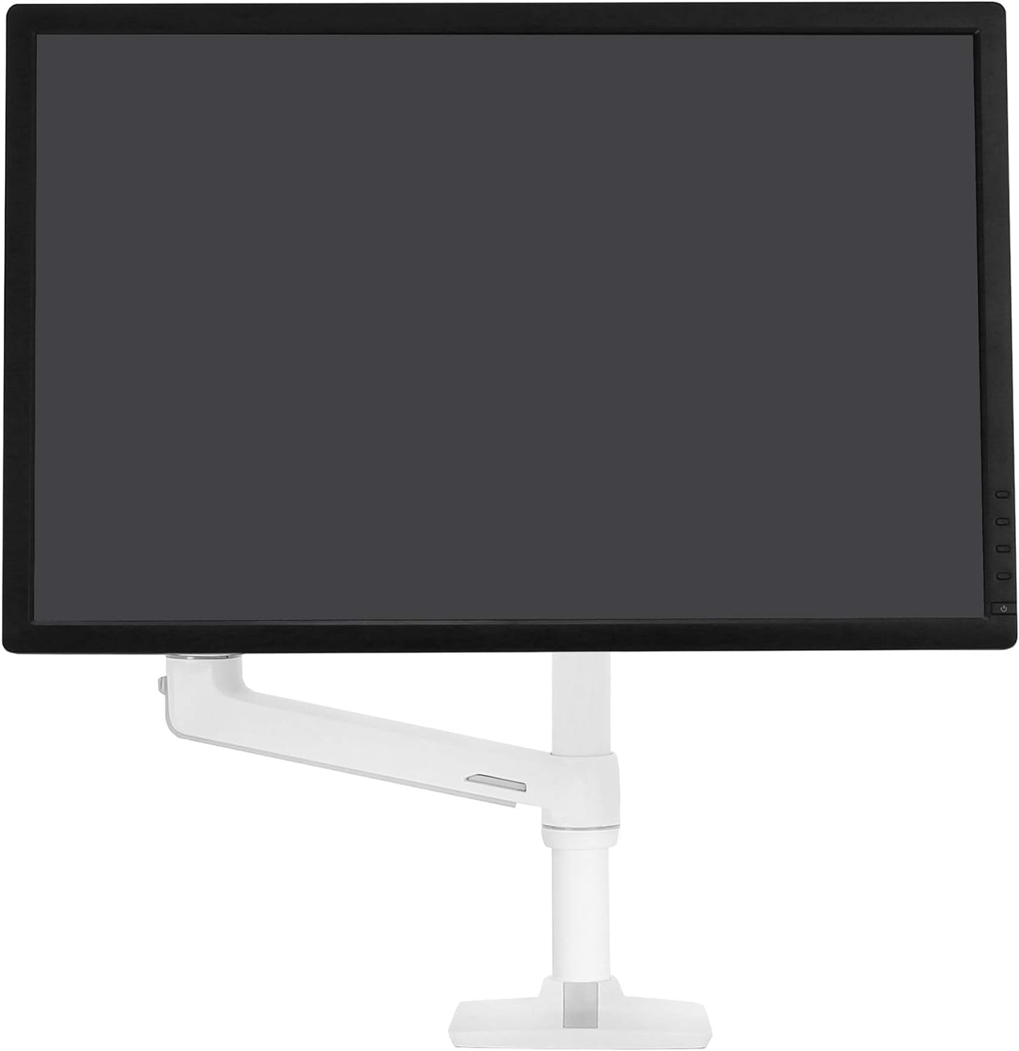 Ergotron – LX Monitor Arm, Single Monitor Desk Mount – Fits Flat Curved Ultrawide Computer Monitors up to 34 Inches, 7 to 25 Lbs, VESA 75X75Mm or 100X100Mm – Tall Pole, White - Stan's Electronics