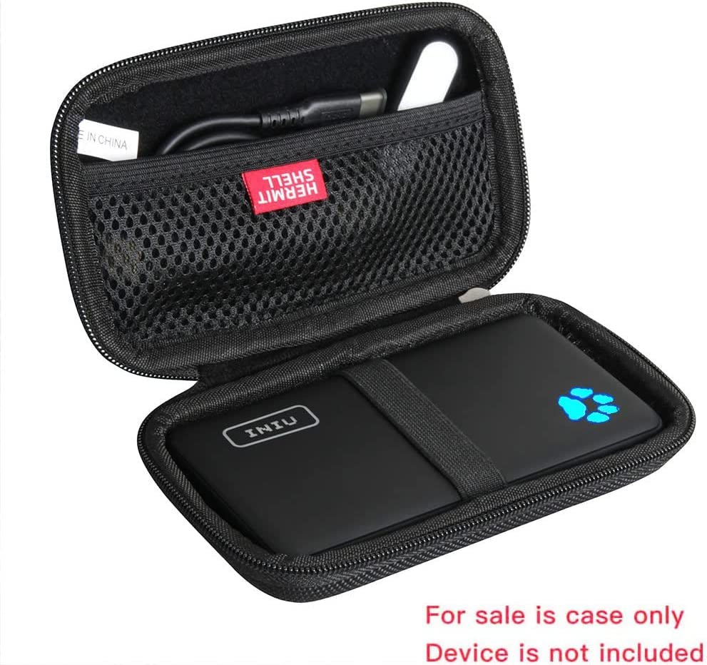 Hard Travel Case for INIU Portable Charger 10000Mah Power Bank [2022 Version] (Black) - Stan's Electronics