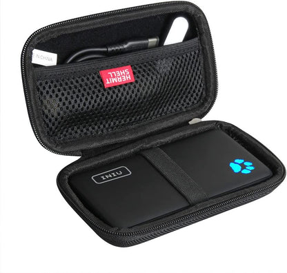 Hard Travel Case for INIU Portable Charger 10000Mah Power Bank [2022 Version] (Black) - Stan's Electronics