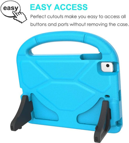 Kids Case for Ipad Mini 5/4/3/2/1 (7.9"), Durable Shockproof Protective Handle Bumper Stand Cover with 2*Screen Protectors for 7.9 Inch Apple Ipad Mini 5Th/4Th/3Rd/2Nd/1St Generation, Blue - Stan's Electronics