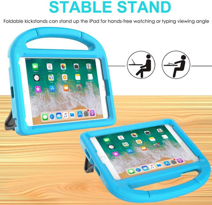 Kids Case for Ipad Mini 5/4/3/2/1 (7.9"), Durable Shockproof Protective Handle Bumper Stand Cover with 2*Screen Protectors for 7.9 Inch Apple Ipad Mini 5Th/4Th/3Rd/2Nd/1St Generation, Blue - Stan's Electronics