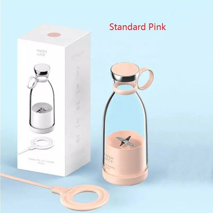 Portable Blender Juicer 350ML Mixeur Wireless Rechargeable Mini USB Juicer Cup Fruit Mixer Travel Bottle Smoothie Extractor - Stan's Electronics