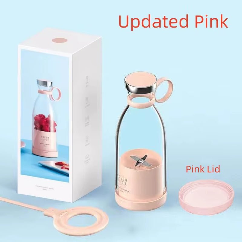 Portable Blender Juicer 350ML Mixeur Wireless Rechargeable Mini USB Juicer Cup Fruit Mixer Travel Bottle Smoothie Extractor - Stan's Electronics