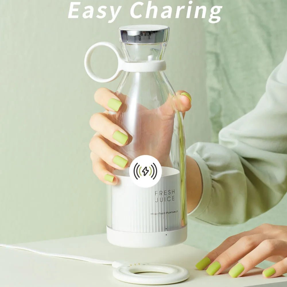 Portable Blender Juicer 350ML Mixeur Wireless Rechargeable Mini USB Juicer Cup Fruit Mixer Travel Bottle Smoothie Extractor - Stan's Electronics