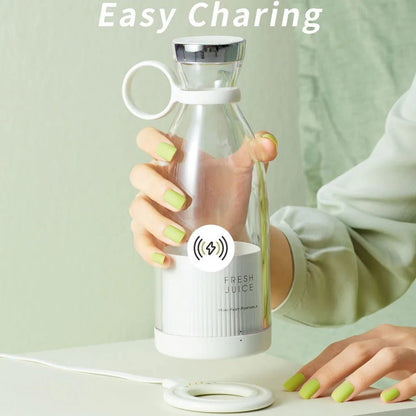 Portable Blender Juicer 350ML Mixeur Wireless Rechargeable Mini USB Juicer Cup Fruit Mixer Travel Bottle Smoothie Extractor - Stan's Electronics