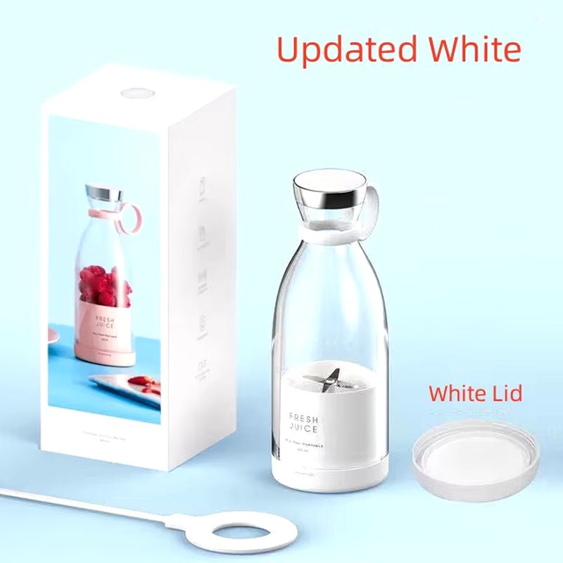 Portable Blender Juicer 350ML Mixeur Wireless Rechargeable Mini USB Juicer Cup Fruit Mixer Travel Bottle Smoothie Extractor - Stan's Electronics