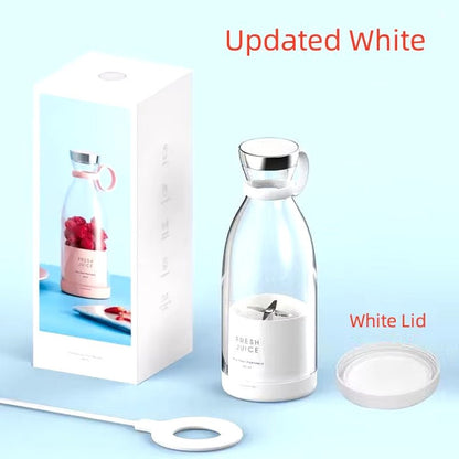 Portable Blender Juicer 350ML Mixeur Wireless Rechargeable Mini USB Juicer Cup Fruit Mixer Travel Bottle Smoothie Extractor - Stan's Electronics