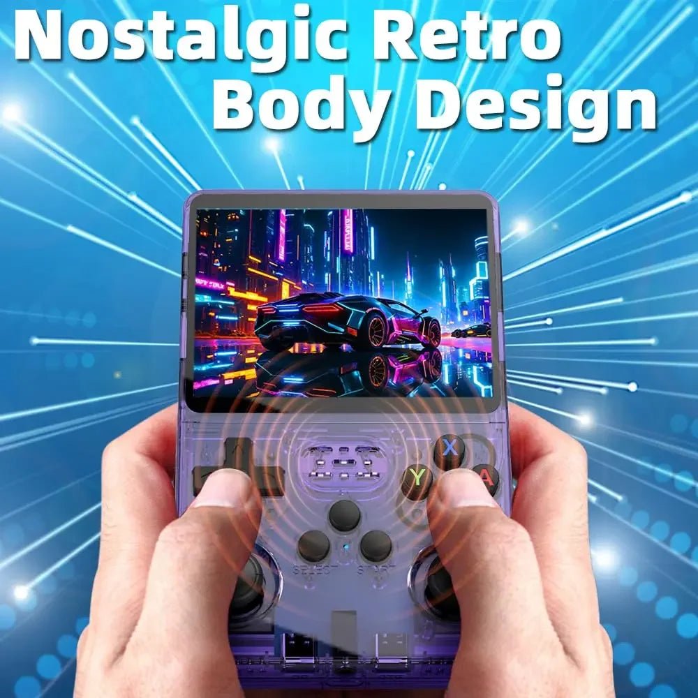 R36S Retro Handheld Game Console Linux System 3.5-Inch IPS Screen 64G/128G 20000+ Games Portable Pocket Game Console - Stan's Electronics