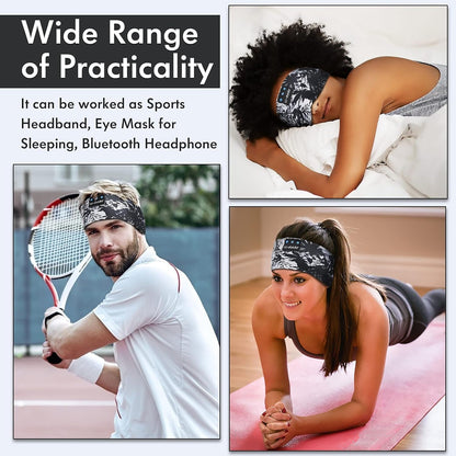 Sleep Headphones Bluetooth 5.4, Headband Earphones Wireless, Sleep Mask for Sleeping, Sports, Gifts, Workout, Jogging, Yoga,Insomnia, Air Travel, Meditation - Stan's Electronics