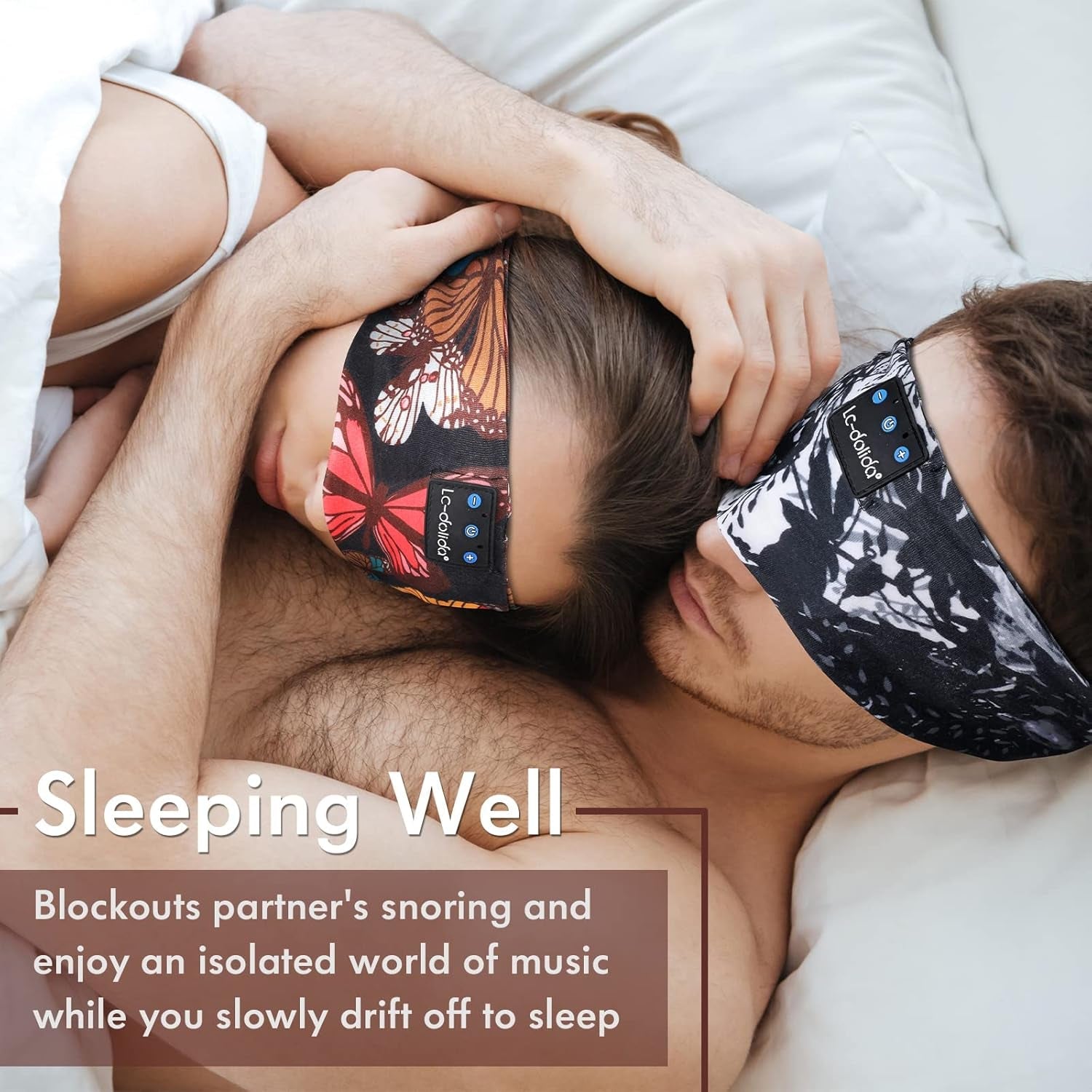 Sleep Headphones Bluetooth 5.4, Headband Earphones Wireless, Sleep Mask for Sleeping, Sports, Gifts, Workout, Jogging, Yoga,Insomnia, Air Travel, Meditation - Stan's Electronics